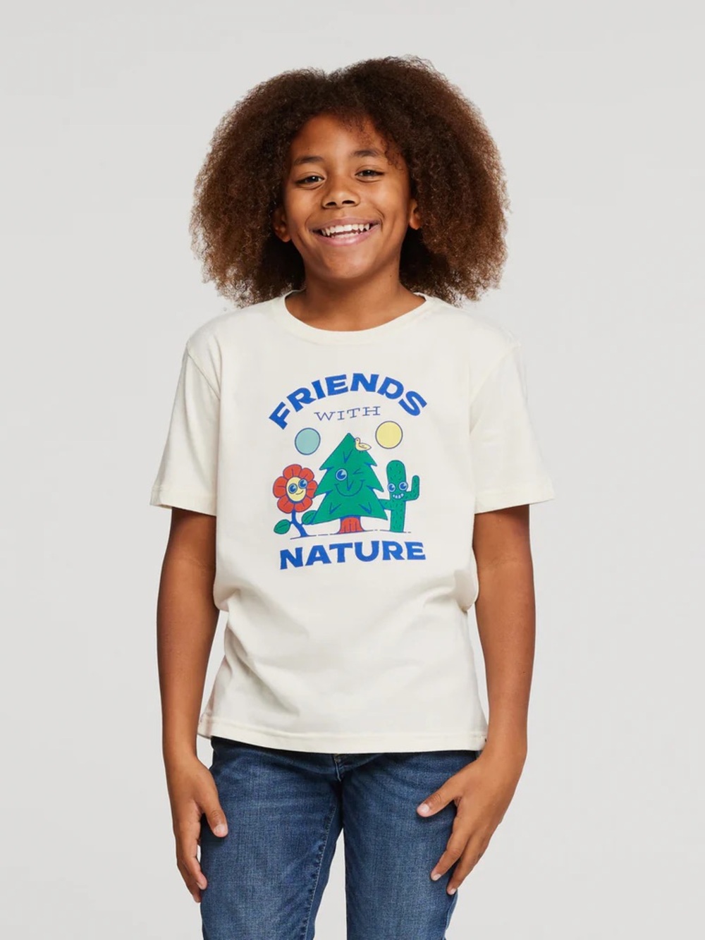 cotopaxi 'Friends With Nature' Cream Graphic Tee Soft Relaxed Fit